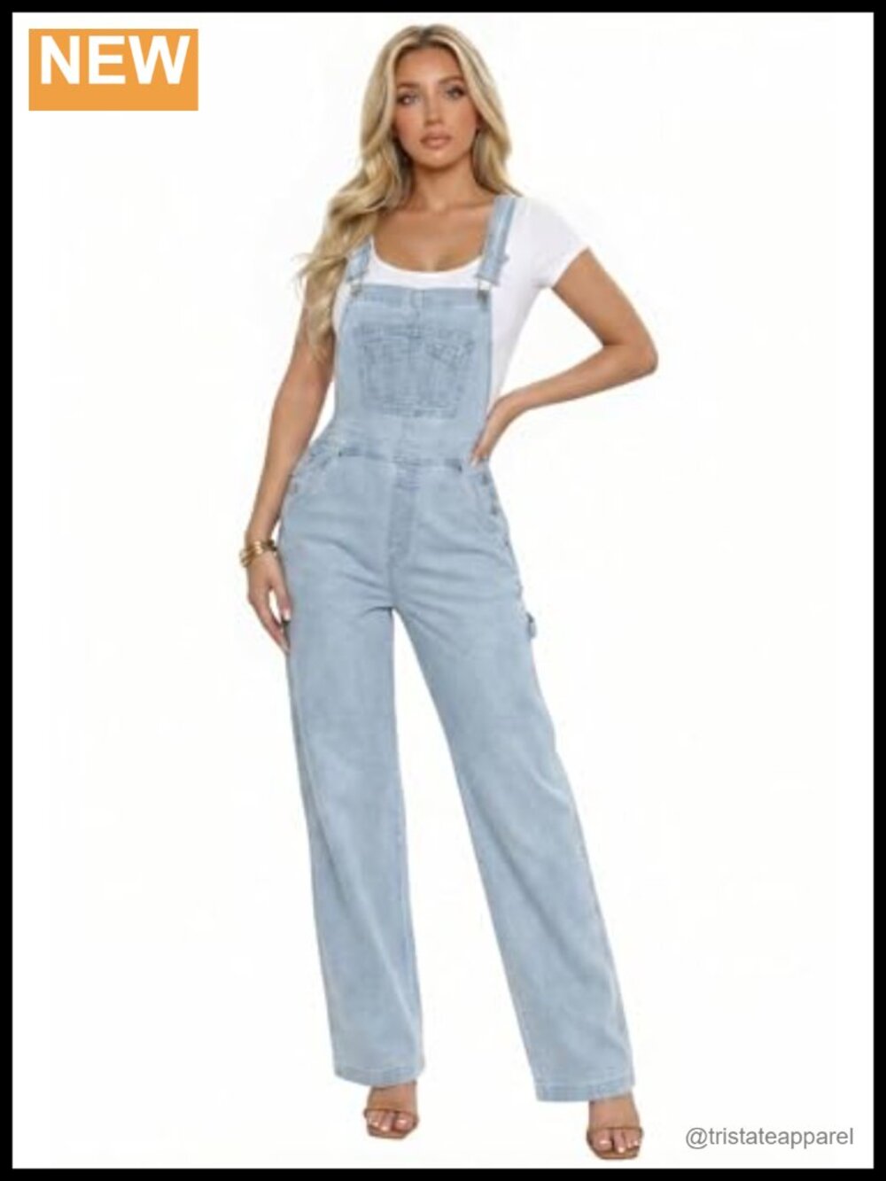 Stretchy Denim Jumpsuit Overall Women's Comfort Fit